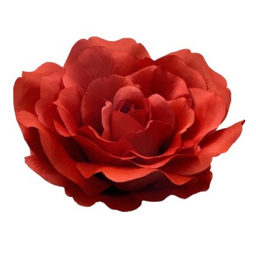 Giant Silk Roses Red 130cm VM Display Prop Artificial Flowers